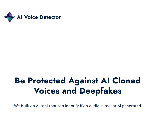 ai voice detector